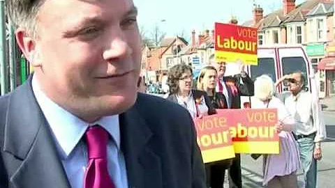 Ed Balls in Reading