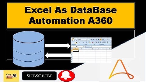 Excel As Database | Automation Anywhere | Performance Tuning | Database Package | A360