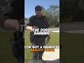 Cop quickly realized this homeowner wasnt backing down