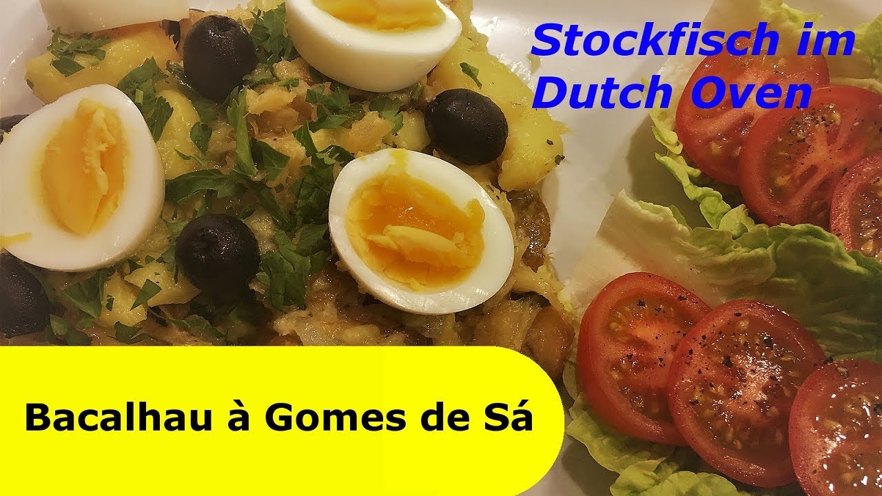 102 - Bacalhau à Gomes de Sá im Dutch Oven │ Portugiesische Spezialität ...