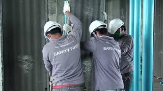 CPAC S Wall System Installation -ขั้นตอนการติดตั้งระบบผนังคอนกรีตมวลเบาสำเร็จรูป ซีแพค