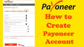 How To Create Payoneer Account 2023 | Sign Up payoneer.com Account