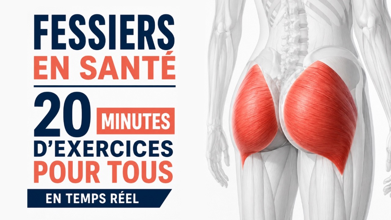 Fessiers en santé : 20 minutes d'exercices pour tous