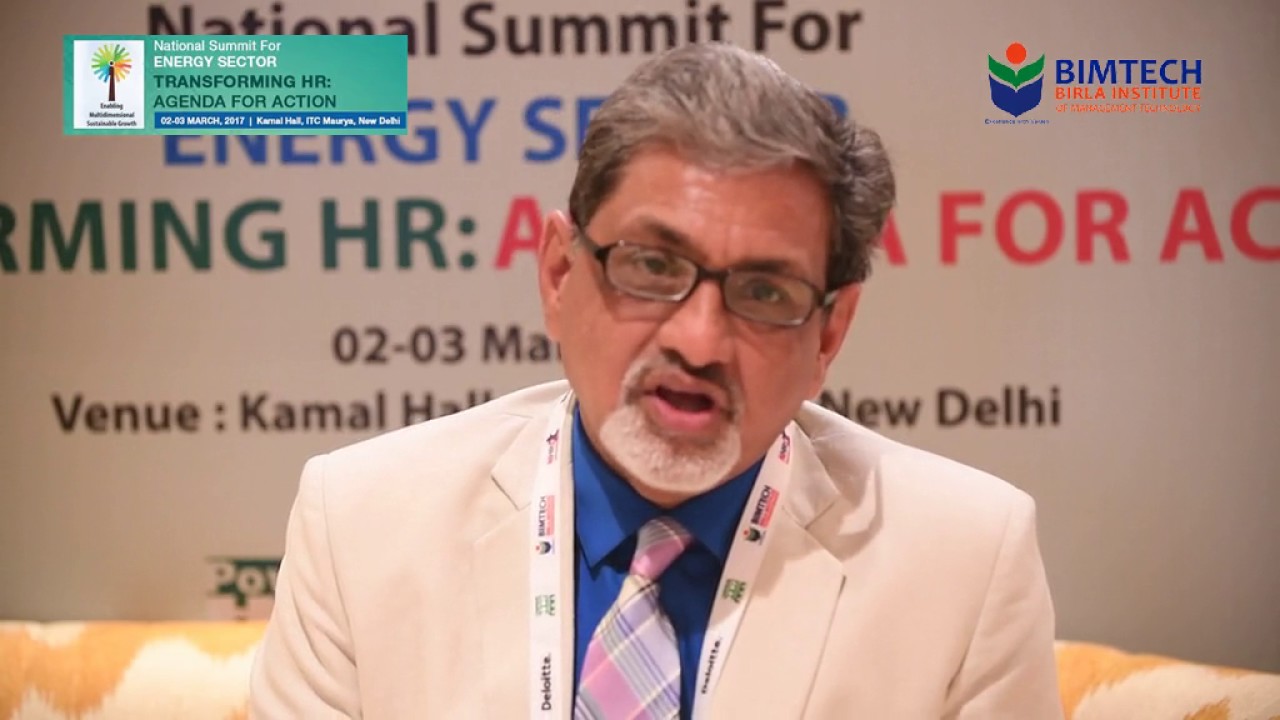 Mr. Avinash Chandra, Director (HR), UJVN LIMITED Speaking on HR Summit