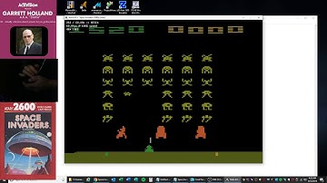 Space Invaders - Atari 2600 EMU - Game 13 B/B - 3,495 *EMU WR*