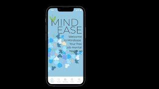 Mind Ease" Mental Health app screenshot 2