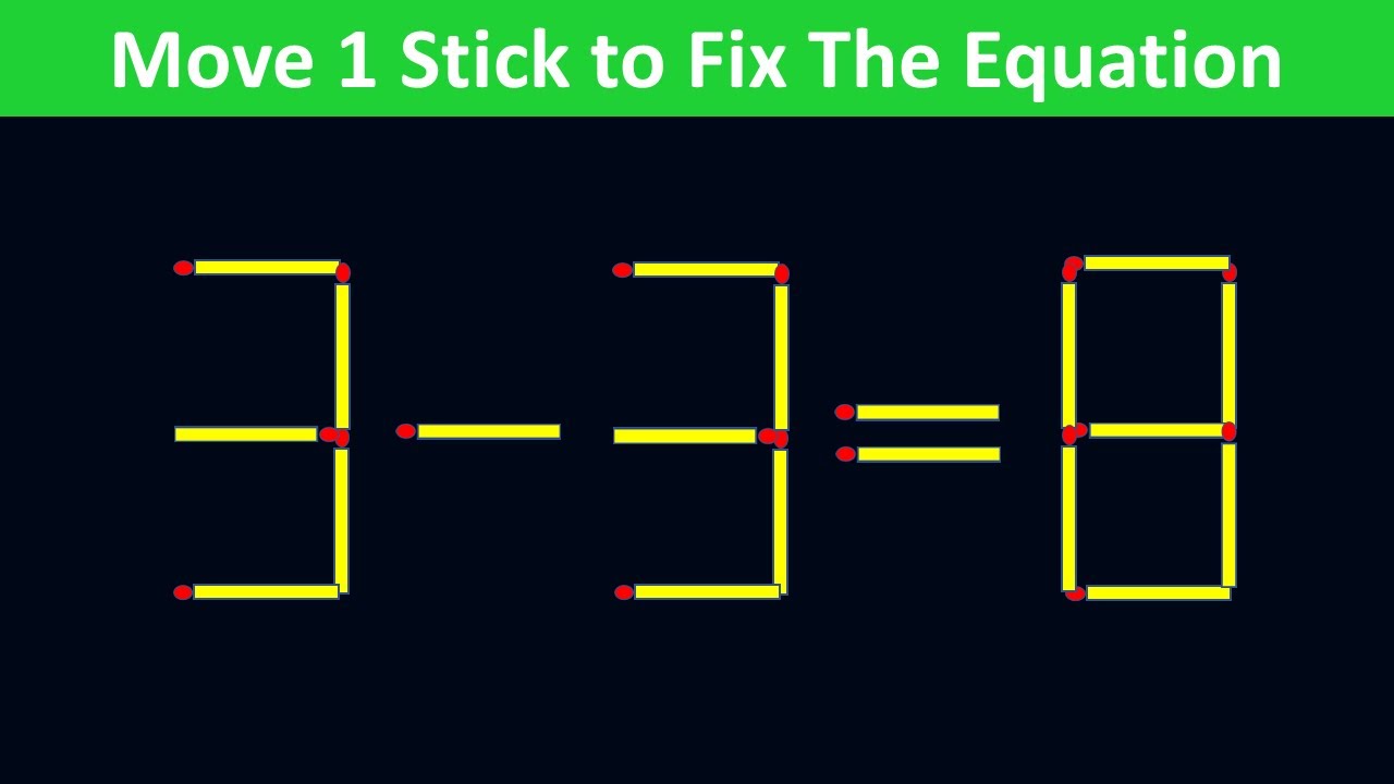 100 Matchstick Puzzle - Fix The Equation #matchstickpuzzle #simplylogical