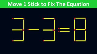 100 Matchstick Puzzle - Fix The Equation #matchstickpuzzle #simplylogical