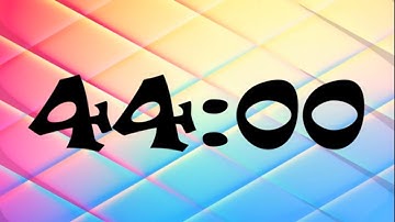 44 Minute Timer | 2640 Second Timer | 44 Minute Countdown with Music