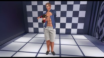 Explosive animation - Arm Stretching | #3d  #animation  for @secondlife