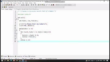 C Program to Calculate Generic Root of a Number | How do you find a generic root of a number?