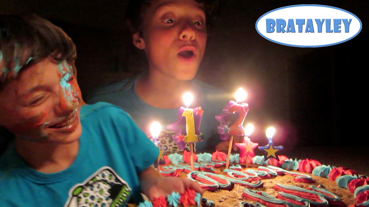 vlogs in spanish Birthday Cake to the Face! (WK 184.5) | Bratayley