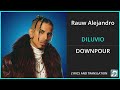 Rauw Alejandro - DILUVIO Lyrics English Translation - Spanish and English Dual Lyrics  - Subtitles