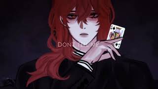 'You're scared?'✦Genshin impact ✦Diluc Mafia AU🍷🦥💕Enjoy📸 original idea 💅