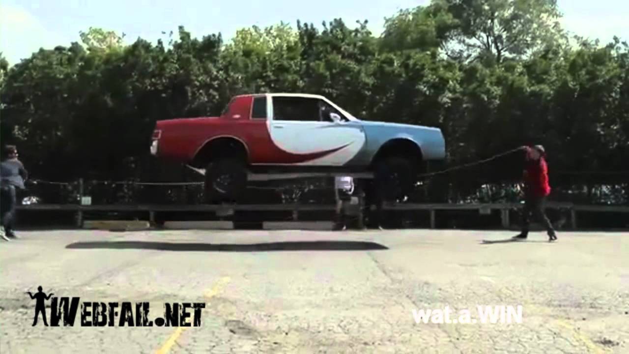 car jumping rope win