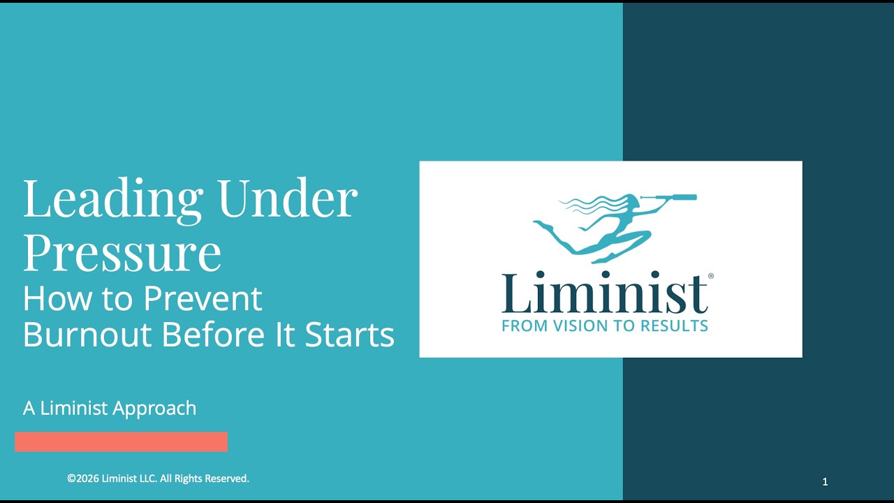 Leading Under Pressure How to Prevent Burnout Before it Starts - YouTube