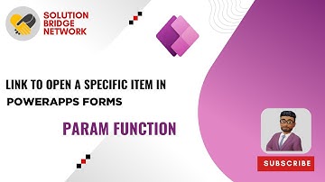 Open Specific Item in Power Apps Using URL Param Function (Deep Linking Made Easy!)