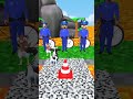 Chicken, Cow cute Vs Dog cute? Which animal can dodge the cones and cross the lava? #cat #dog