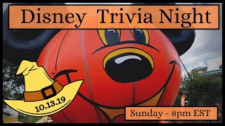 Disney Trivia Night 10.13.19 | Halloween & Villains Edition