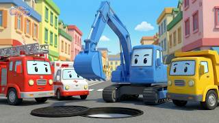 Oh No! Baby Duck Rescue 🦆🚓 Police Car &amp; Helicopter Team | Safety Song for Kids