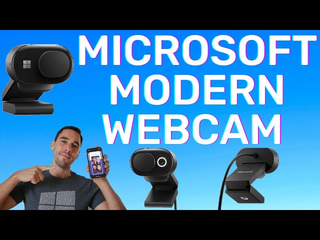 Microsoft Modern Webcam unboxing and review