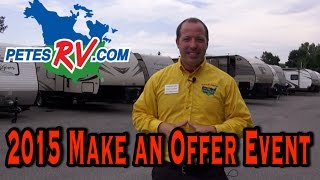 These 2015 RVs Gotta Go...Make an Offer We Can't Refuse!