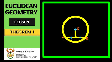Euclidean/Circle Geometry | Theorem 1 || Line from centre 