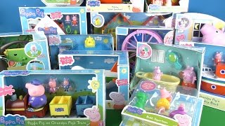 2015 A lot of Peppa Pig Toys Compilation