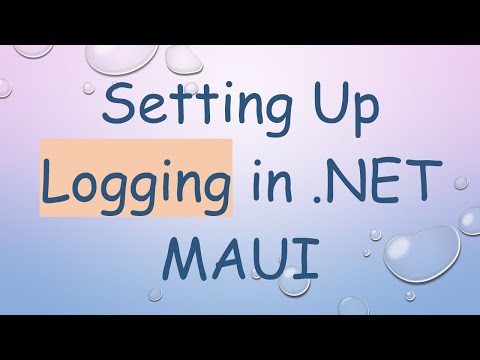 Setting Up Logging in .NET MAUI