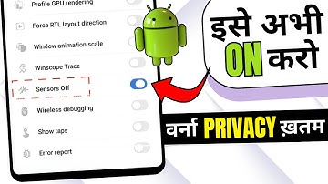 JUST 1 HIDDEN Setting will Stop Your Android From SPYING On You!
