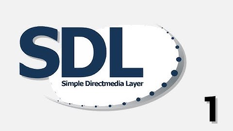 SDL/OpenGL Game Development Tutorials: Part 1 - Setting up SDL