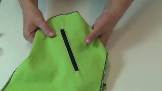 tutorial 45: visible zipper in pocket (bomber) jacket