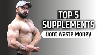 TOP 5 Supplements for Muscle Growth &amp; Recovery | Best Gym Supplements Explained”