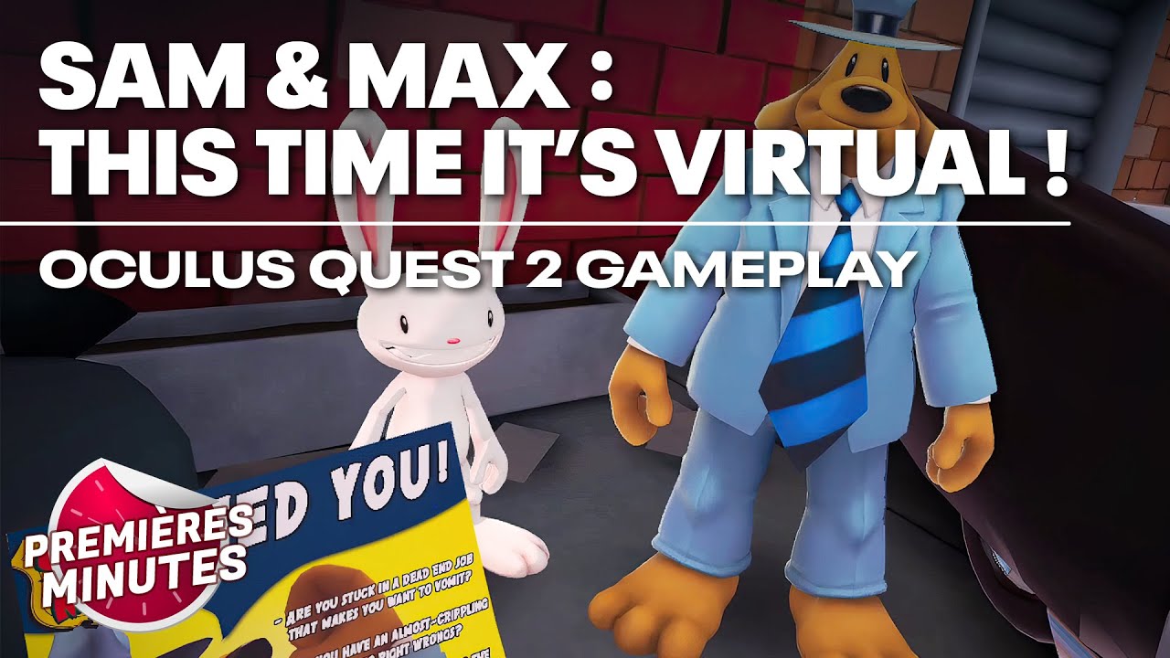 Sam & Max VR Gameplay Oculus Meta Quest 2 YouTube