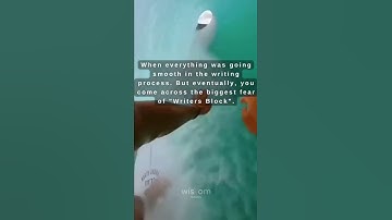What are your thoughts on "Writers Block"? Does it feel like this?