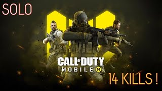 Solo kills 14 in Battle Royale !!! - Call of Duty Mobile (CODM)