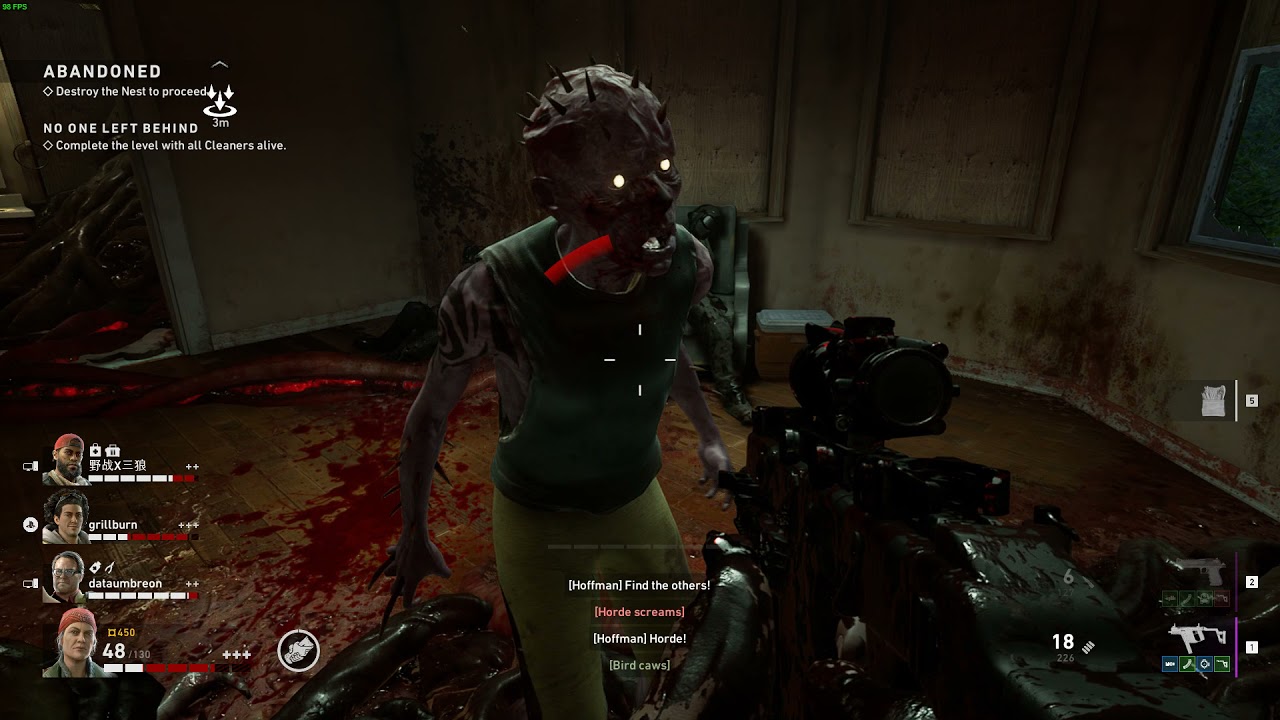 Act 1 Blue Dog Hollow 4-3 Abandoned | Back 4 Blood Beta