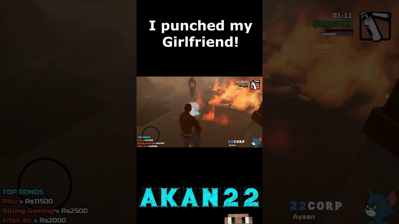 Slapping My Girlfriend! - Gta San Andreas