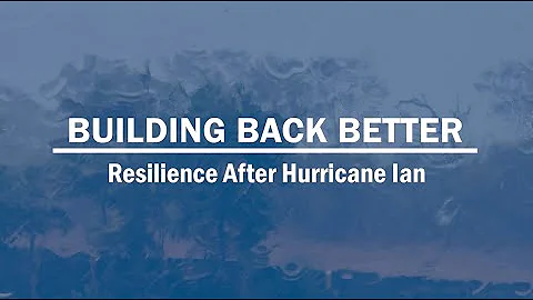 Building Back Better: Resilience After Hurricane Ian