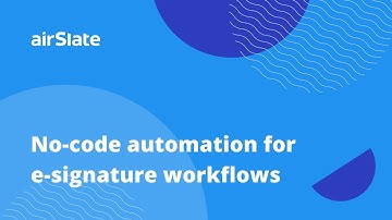 Automate eSignature Workflows without Coding