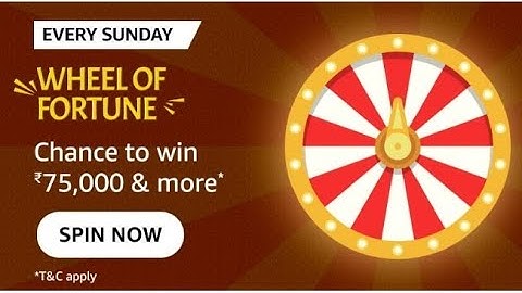 Amazon Wheel Of Fortune Quiz Answers Today | 15 May 2022