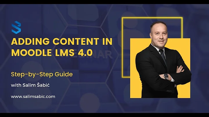 Step-by-Step Guide to Adding Content in Moodle LMS 4.0