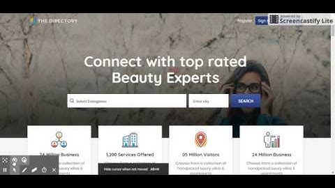 Directory HTML template for local directory and listings