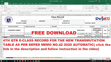 modified 4th qtr e class record due covid19 automatic FREE DOWNLOAD click the link n d description