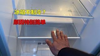 冰箱不制冷？原因特别简单！师傅教你如何快速修好