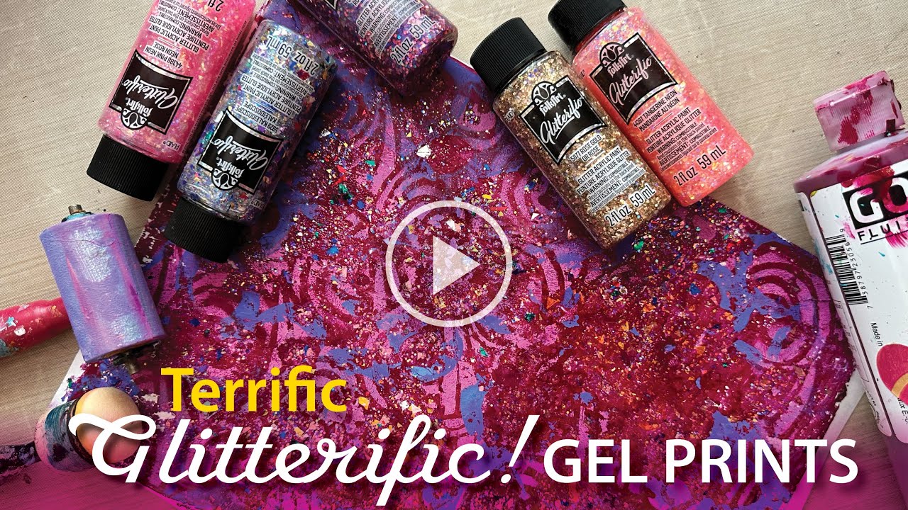 The Basics of Gel Plate Printing * sparkle living blog