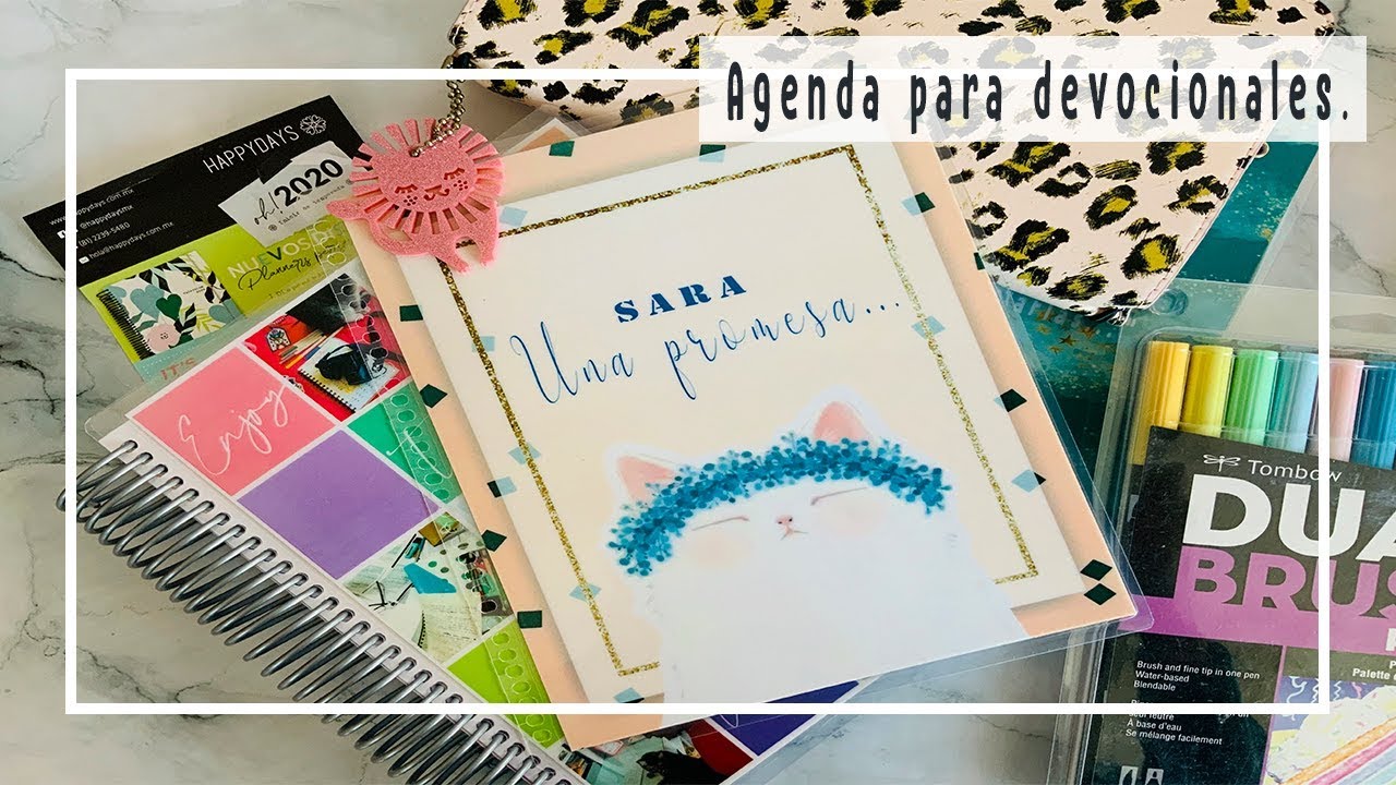 Agenda para devocionales, conoce Happydays
