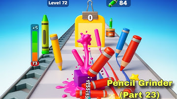 Pencil Grinder - All Levels Gameplay Pop Pi (Part 23)
