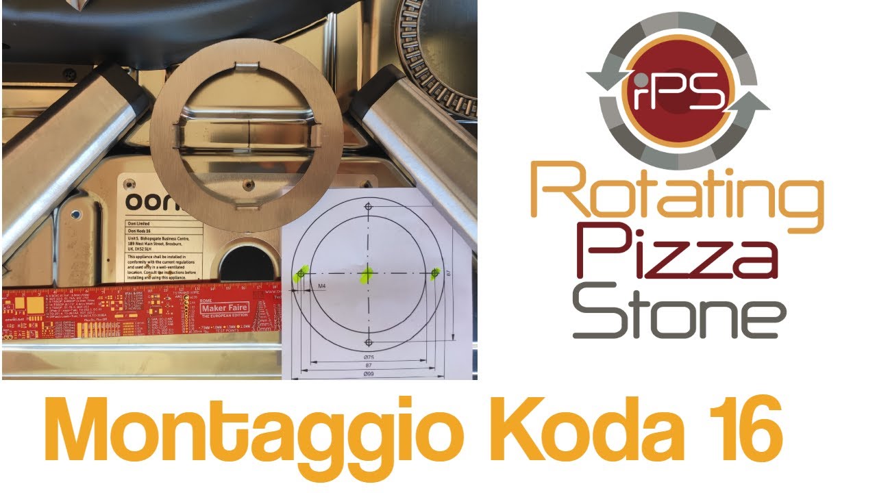 Montaggio Kit Biscotto Rotante - forno OONI Koda 16 - YouTube