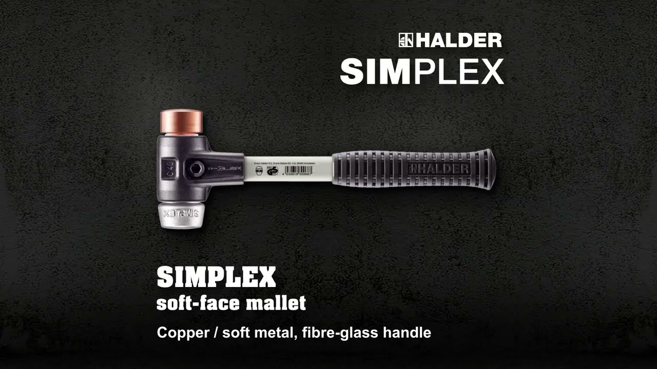 Halder SIMPLEX soft-face malletCopper / soft metal | 3749.040